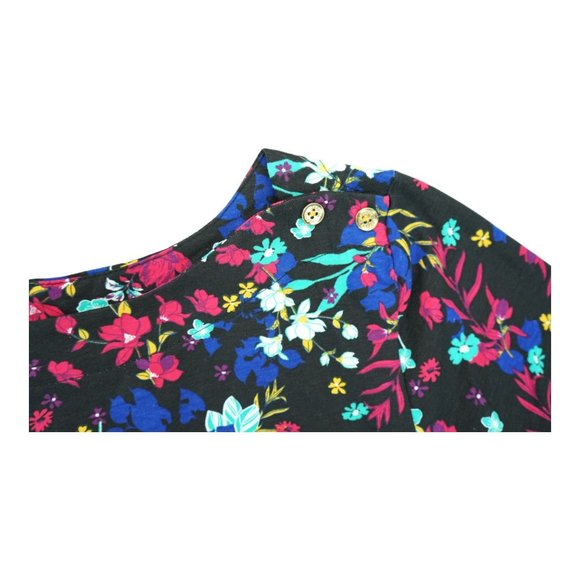 Jessica London Tropical Floral Knit Top‎ Shirt Size 18/20 3/4 Sleeve Stretch - Picture 4 of 7